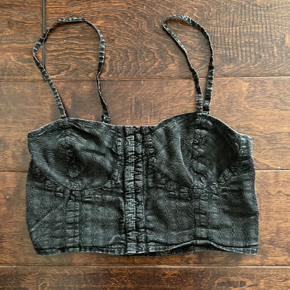 Lottie & Holly corset with adjustable straps and elastic back